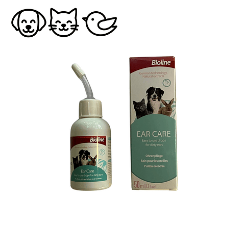 Cuidado del los Oídos para mascotas Bioline