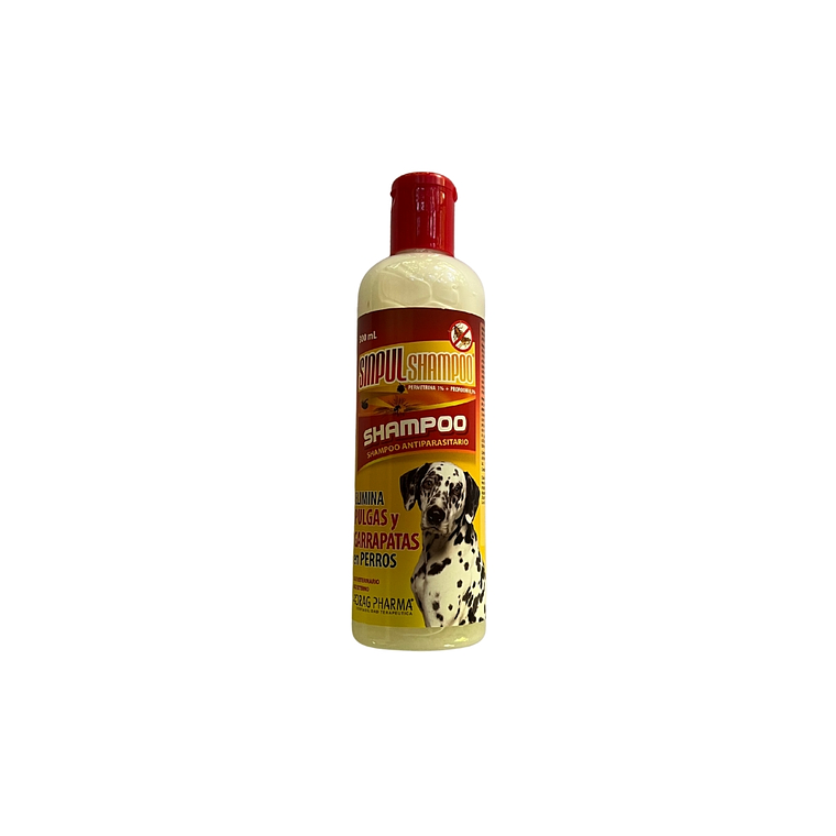 Shampoo antipulgas y garrapatas para perros 300 ml Simpul 1