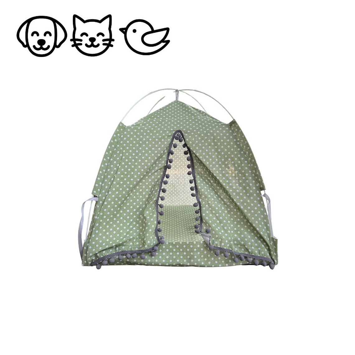 Carpa para mascotas pequeñas 50x50 cm 6