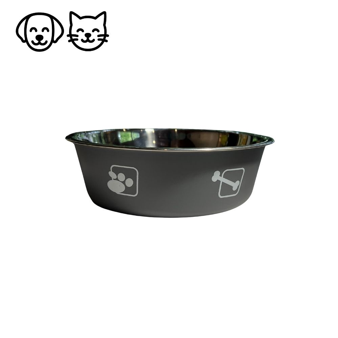 Plato de acero inoxidable Milo 17 cm 1