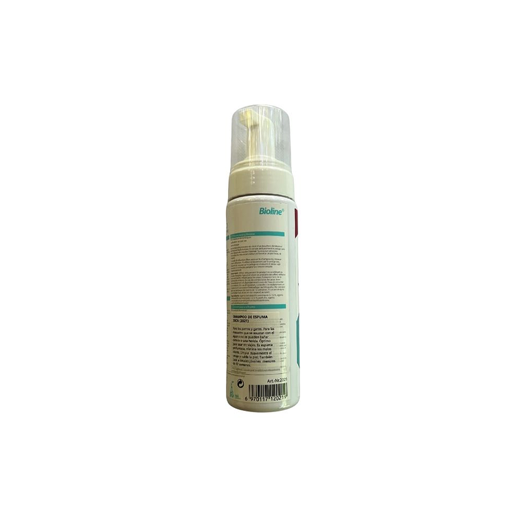 Shampoo espuma extracto natural Bioline 3