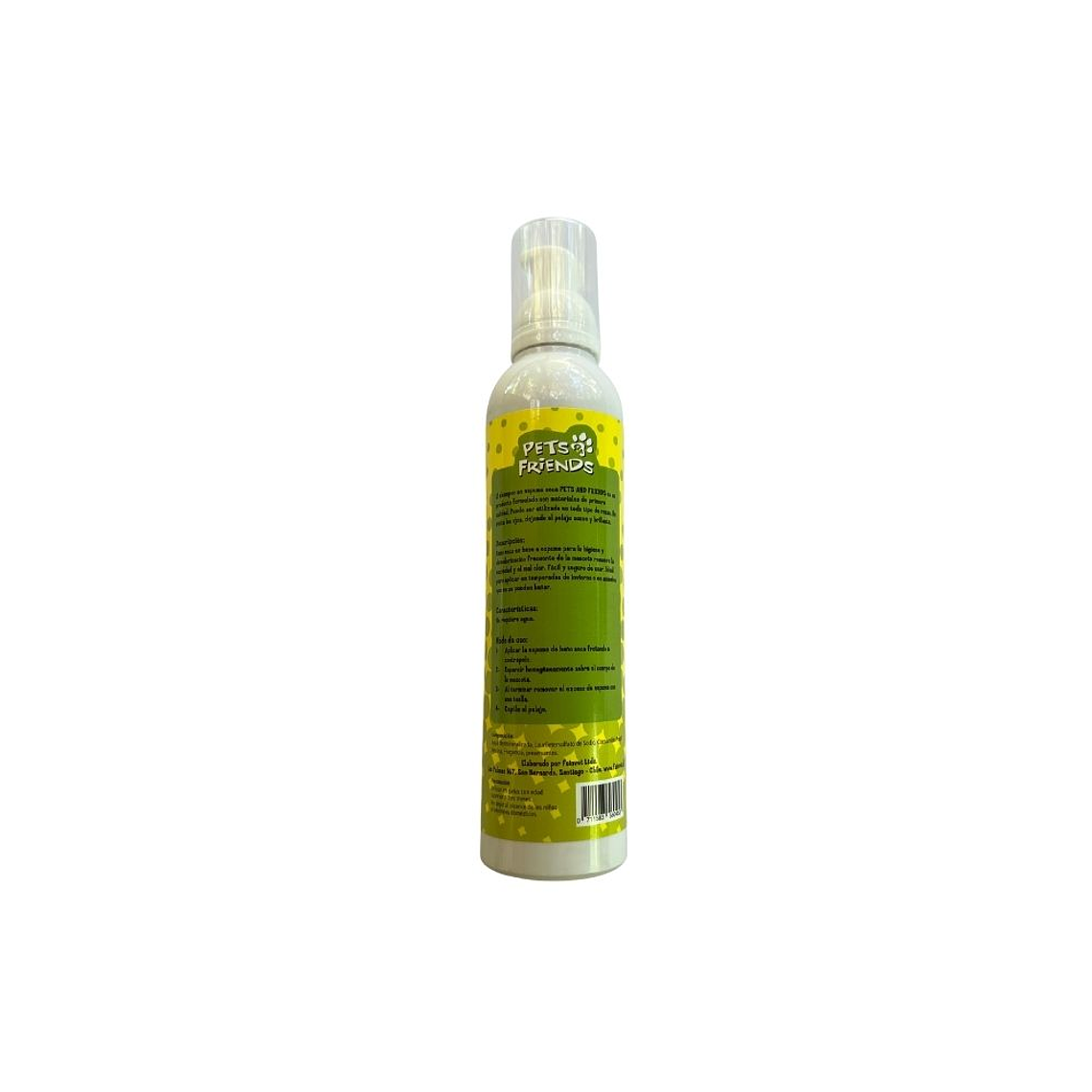 Shampoo espuma seca gatos 300 cc 2