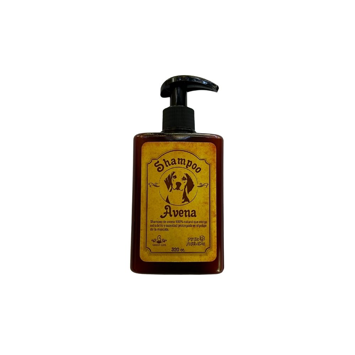 Shampoo natural para mascotas 320 ml Pets&Friends 1