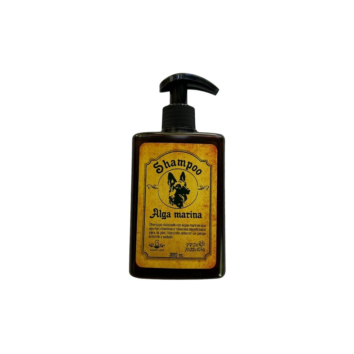 Shampoo natural para mascotas 320 ml Pets&Friends 5