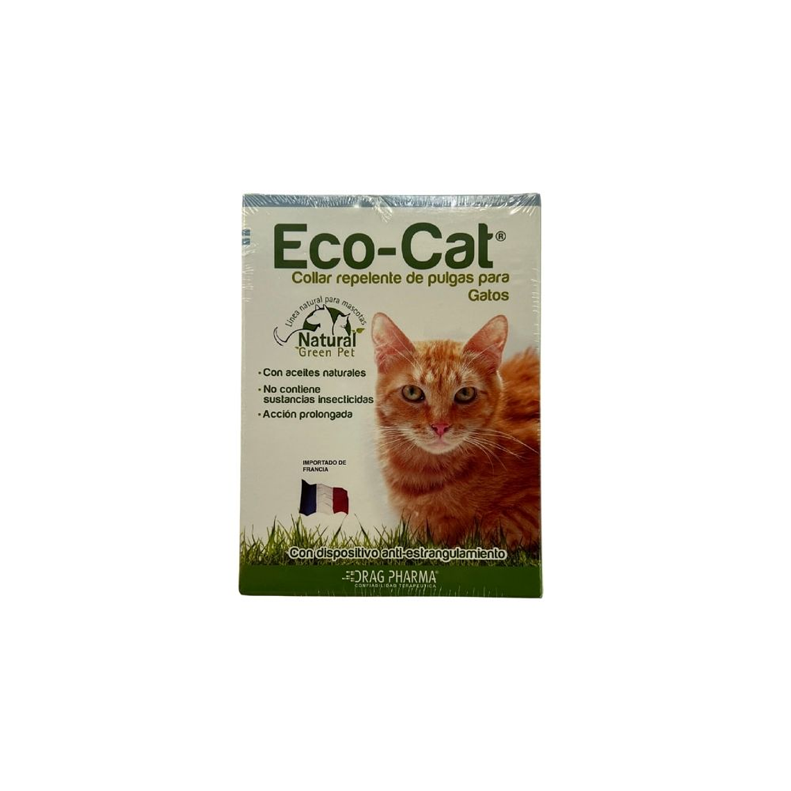 Collar natural pulgas y garrapatas gato Eco-cat 1