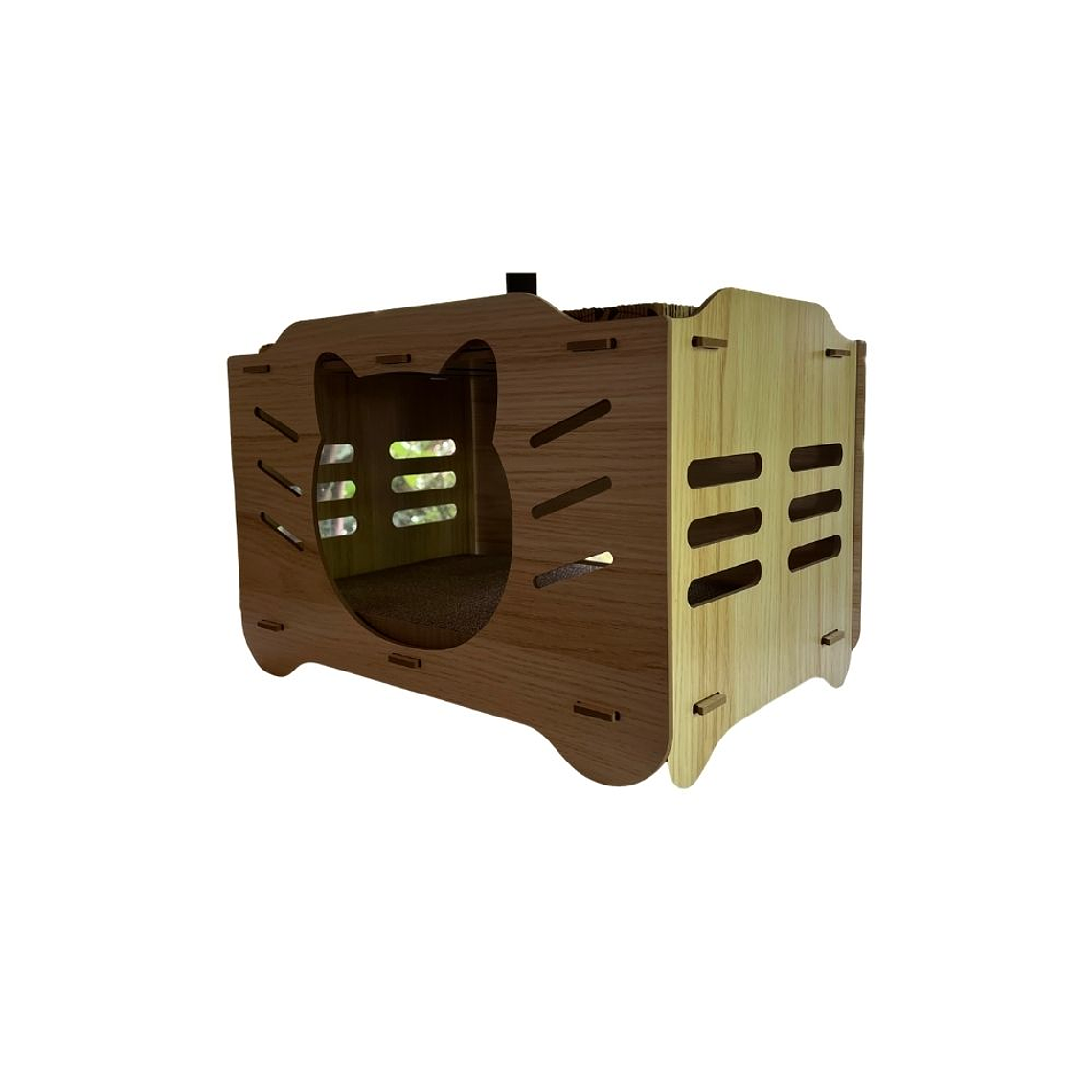 Casa y rascador para gatos 2