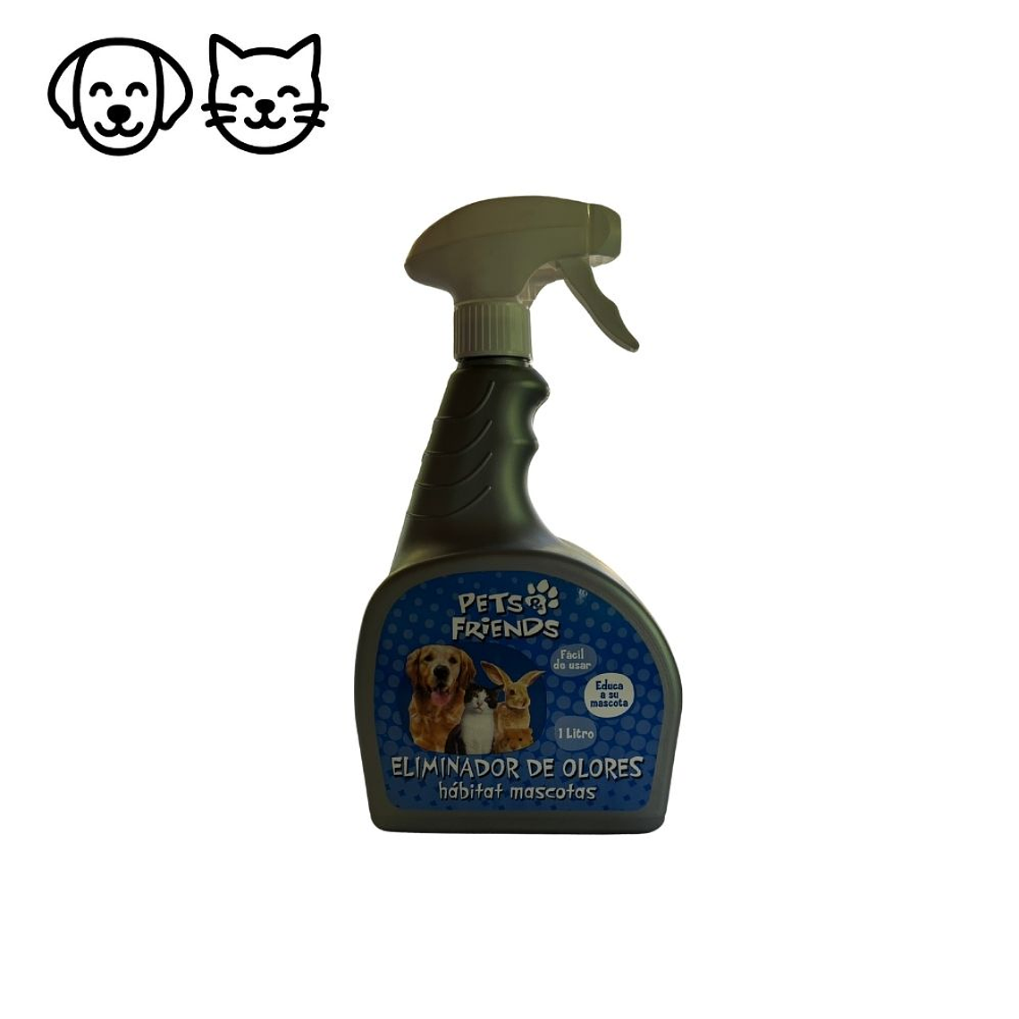 Eliminador de olores para mascotas 1 litro Pets&Friends 1