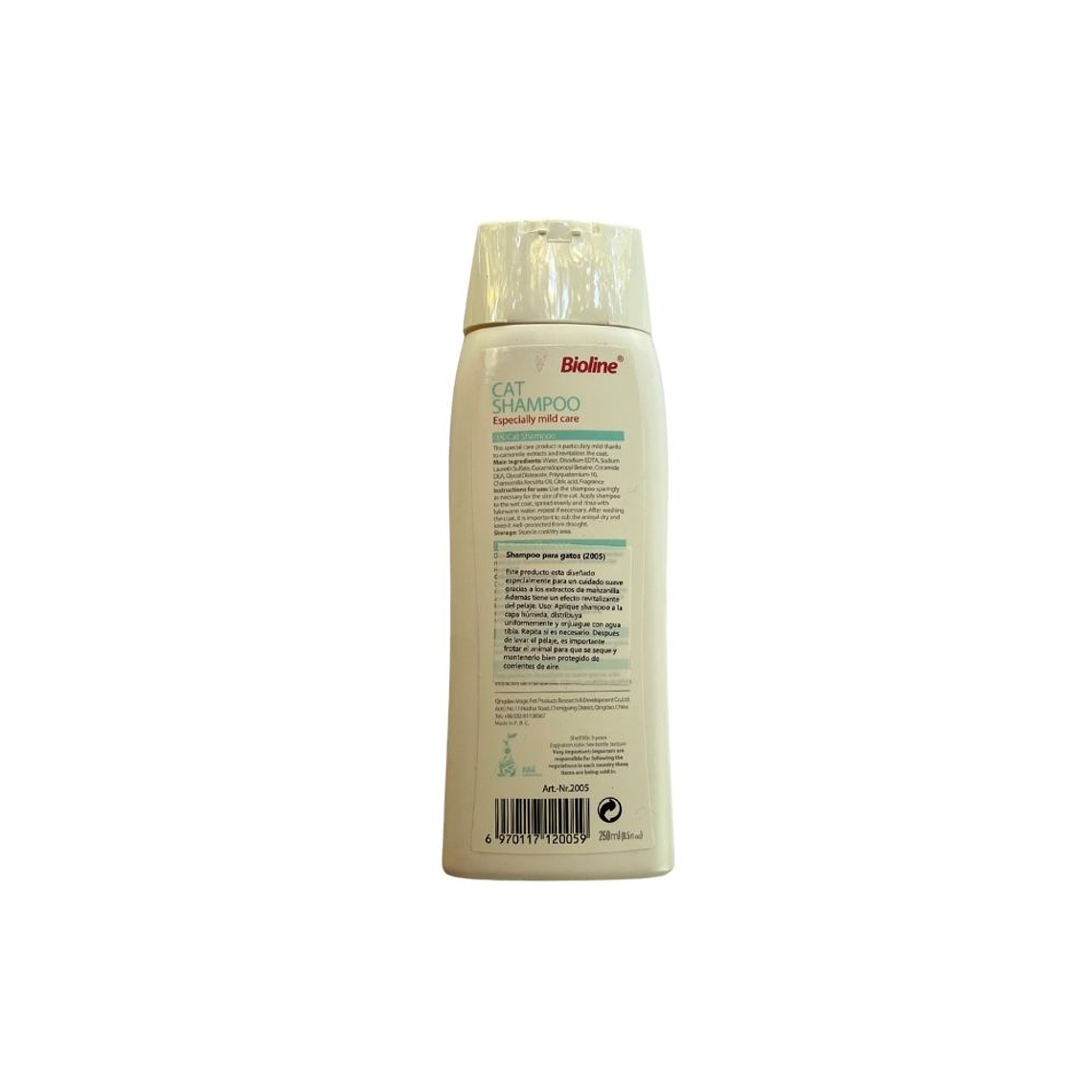Shampoo para Gato pelo corto 250 ml 2