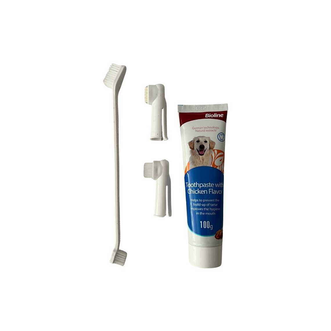Set Cepillo y pasta dental para perros 3