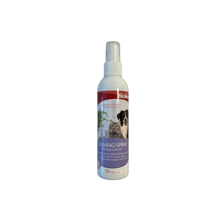 Spray Calmante para mascotas 120 ml Bioline 2