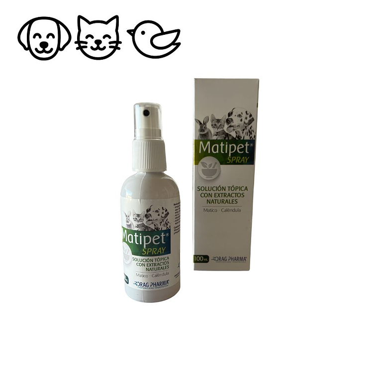 Spray de matico para mascotas 100 ml Matipet  1