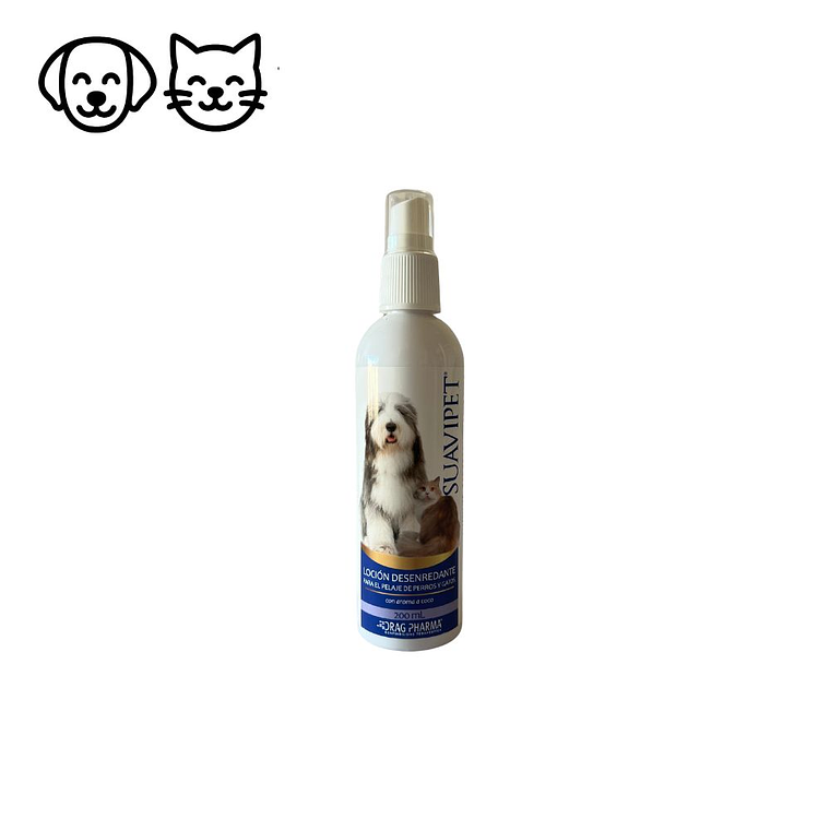 Loción desenredante para mascotas 200 ml Suavipet 1