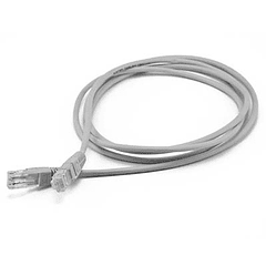 Cable de Red Categoría 6 1.5m Gris UTP LSZH