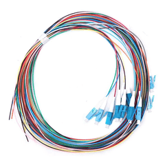 KIT 12 Pigtail colores LC-UPC SM G652D 1 metro