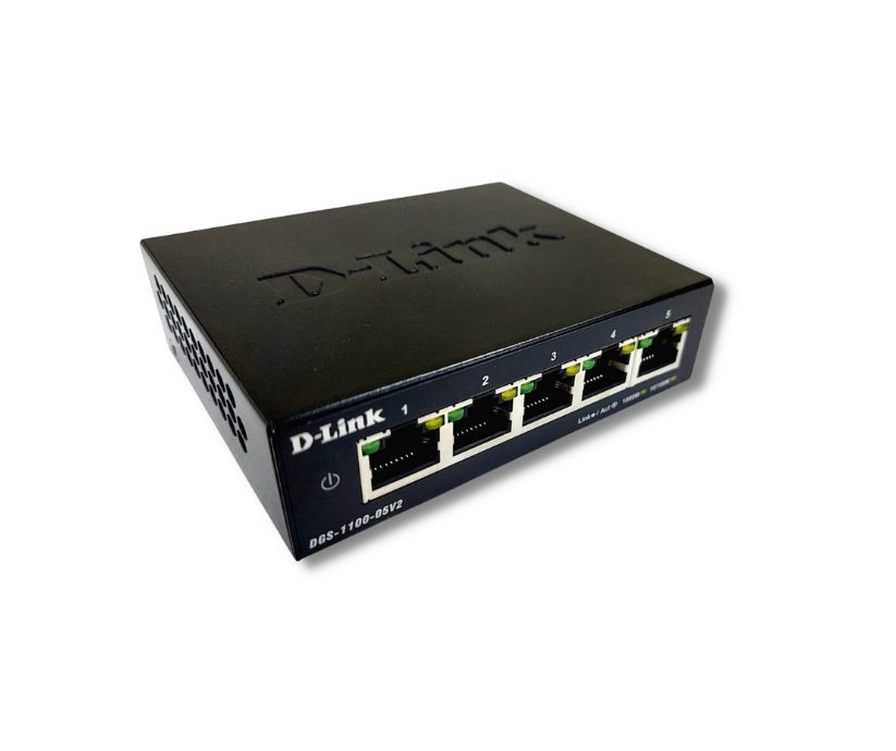  Switch 5P 10/100/1000Mbps NO Adm/Rack 6 MESES 1