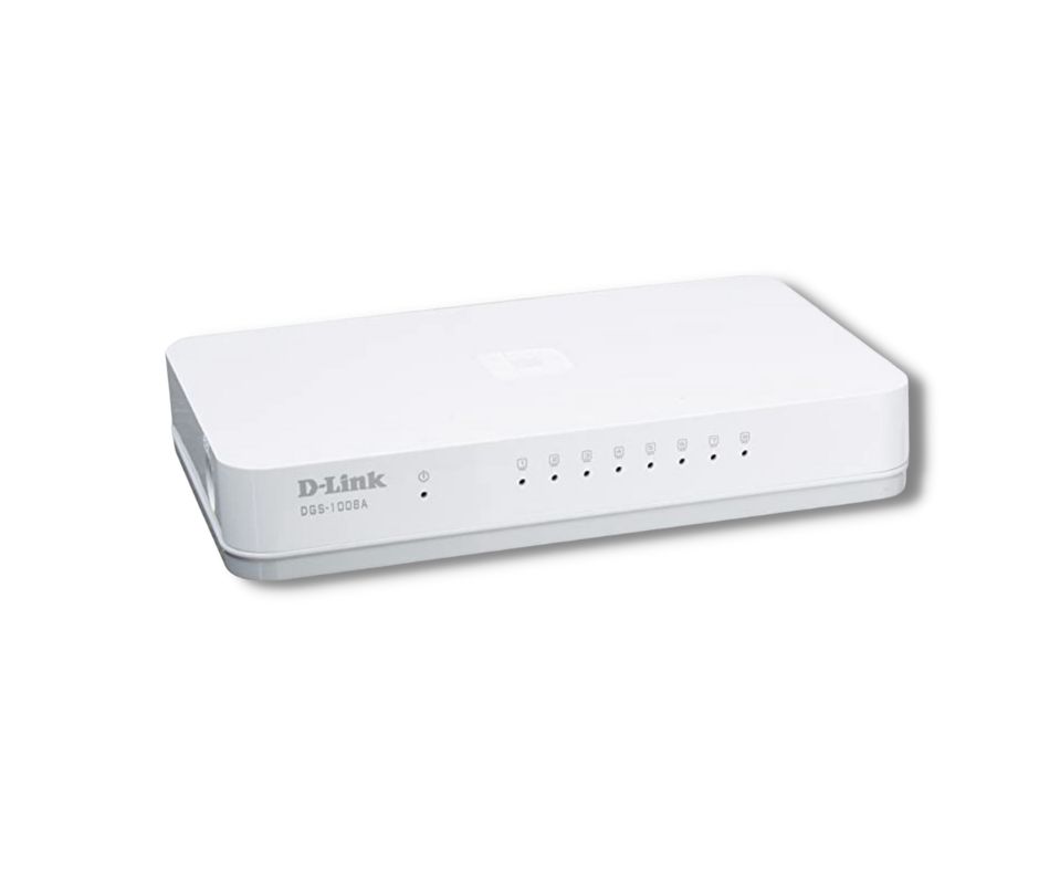Switch 8P 10/100/1000Mbps NO Adm/Rack  1