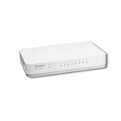 Switch 8P 10/100/1000Mbps NO Adm/Rack 6 MESES