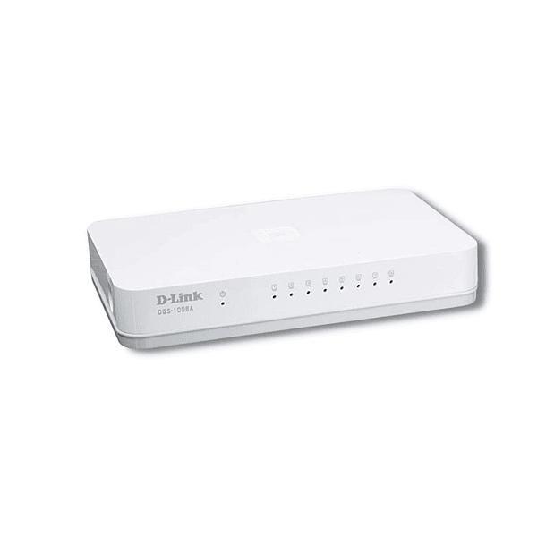 Switch 8P 10/100/1000Mbps NO Adm/Rack 6 MESES 1