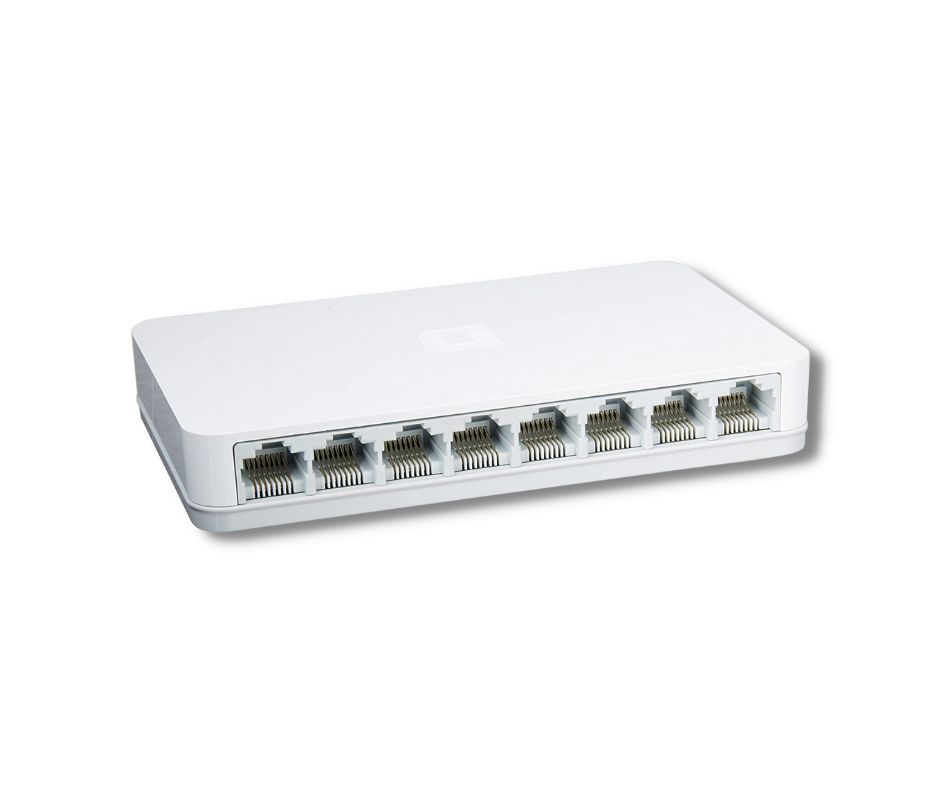 Switch 8P 10/100/1000Mbps NO Adm/Rack  2