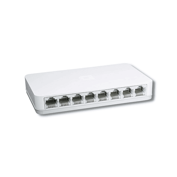 Switch 8P 10/100/1000Mbps NO Adm/Rack 6 MESES 2