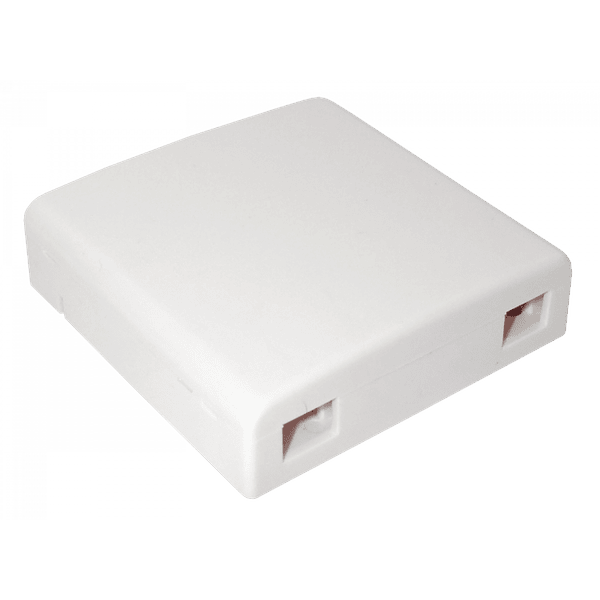 Roseta para FTTH 2 puertos 86mmx86mm 1