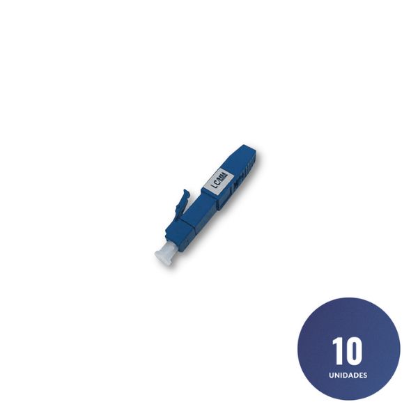 Conector rápido Multimodo OM3 LC/UPC Azul  1