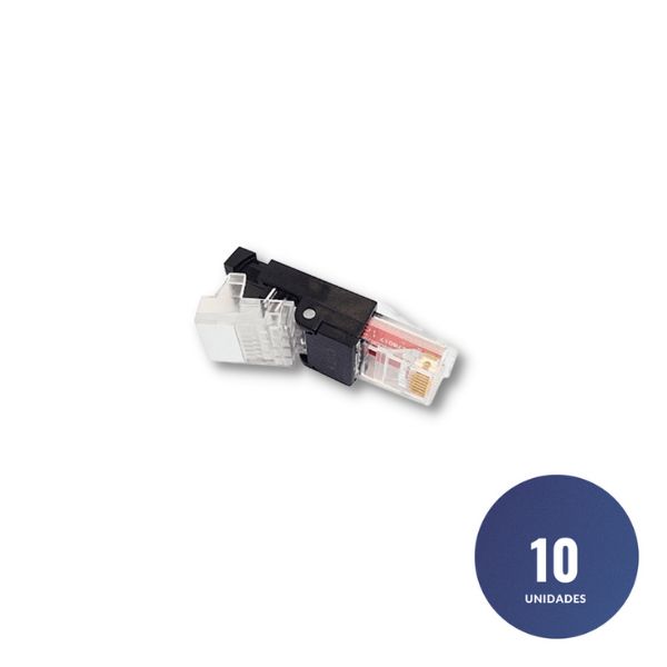 Conector RJ-45 UTP Cat.5e y 6 Tooless 1