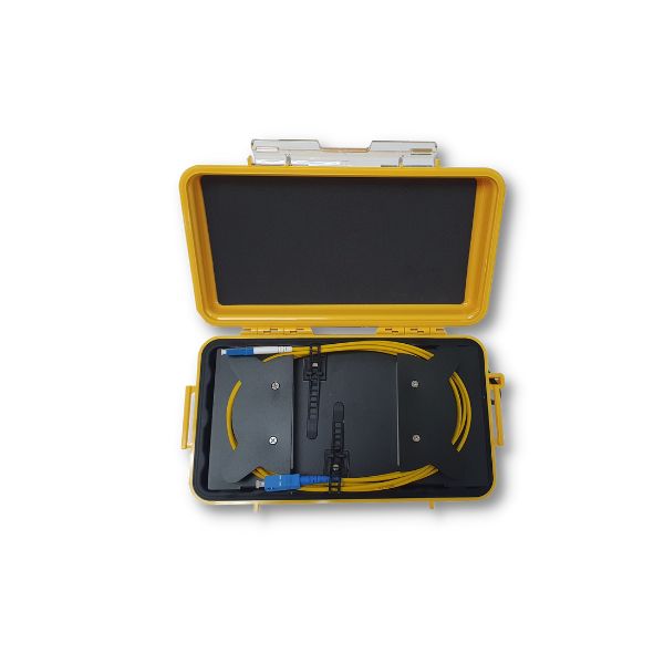 Bobina de Lanzamiento Monomodo G652D 1km SC-LC/UPC 1