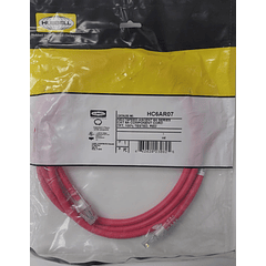 Cable de Red Categoría 6A 2,10 m Rojo