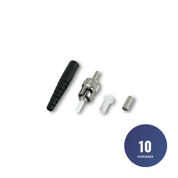 Conector Fibra Óptica Multimodo ST/UPC 3mm 1