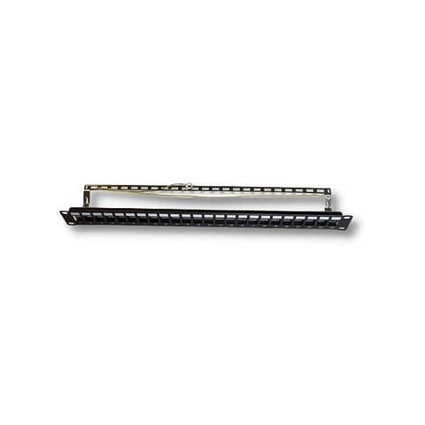 Patch Panel Modular U-Kbling 24 Puertos Vacío Blindado para Rack 19"