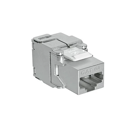 Módulo RJ45 U-Kbling Cat 6A Blindado 180° Autoponchable