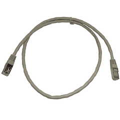 Cable de Red Categoría 6A 0,90 Gris Blindado