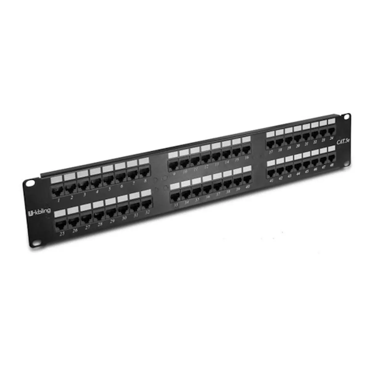 Foto de Patch Panel U-Kbling 48 Puertos Cat 5e para Rack 19"