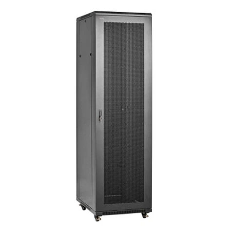 Gabinete rack 19" 45U x 600 x 600 mm puerta microperforada