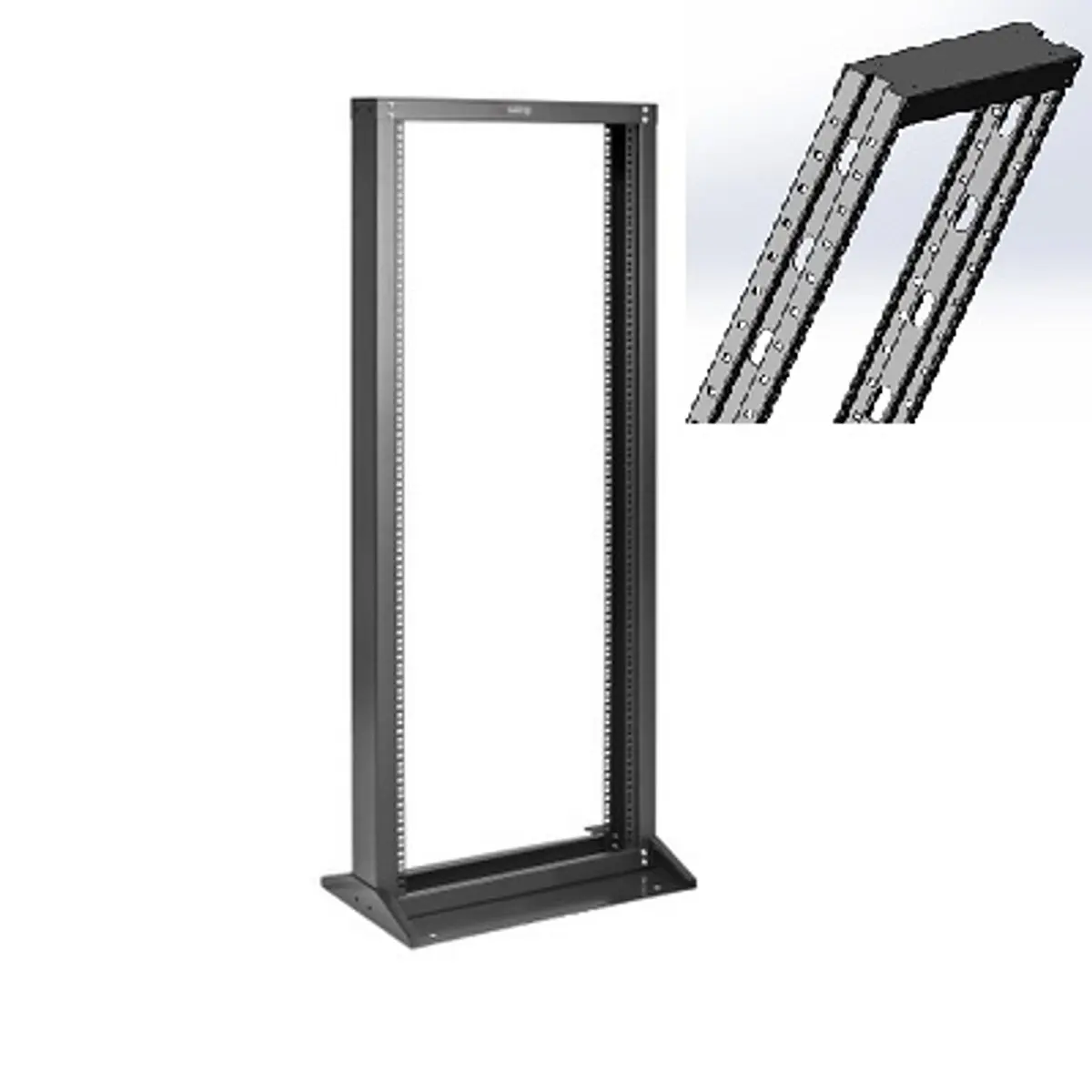 Foto de Rack bastidor abierto 19" 31U x 600 x 100 mm