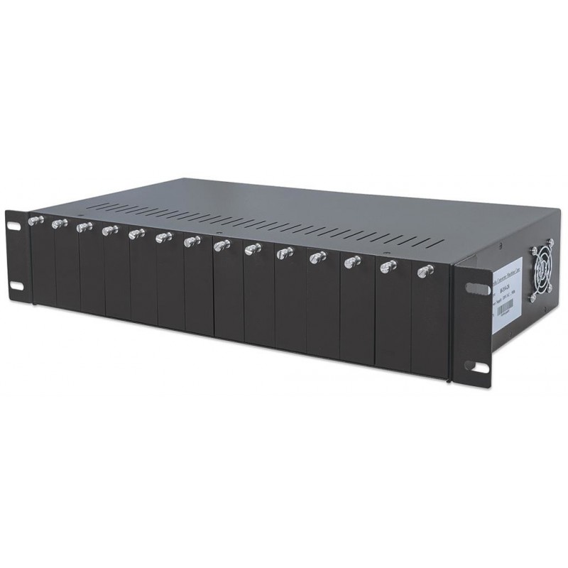 Chasis 19 2U 14-Slot Media Converter 1