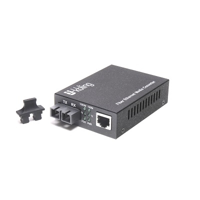 Conversor de Medio 10/100/1000 Multimodo 550 m 850 nm Conector SC 1