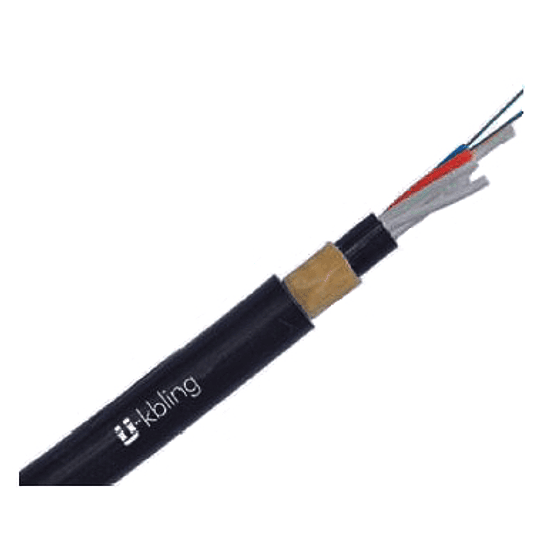 Cable Fibra Óptica Armadura Dieléctrica Autosoportado Monomodo 12 fibras ADSS-200 1mts