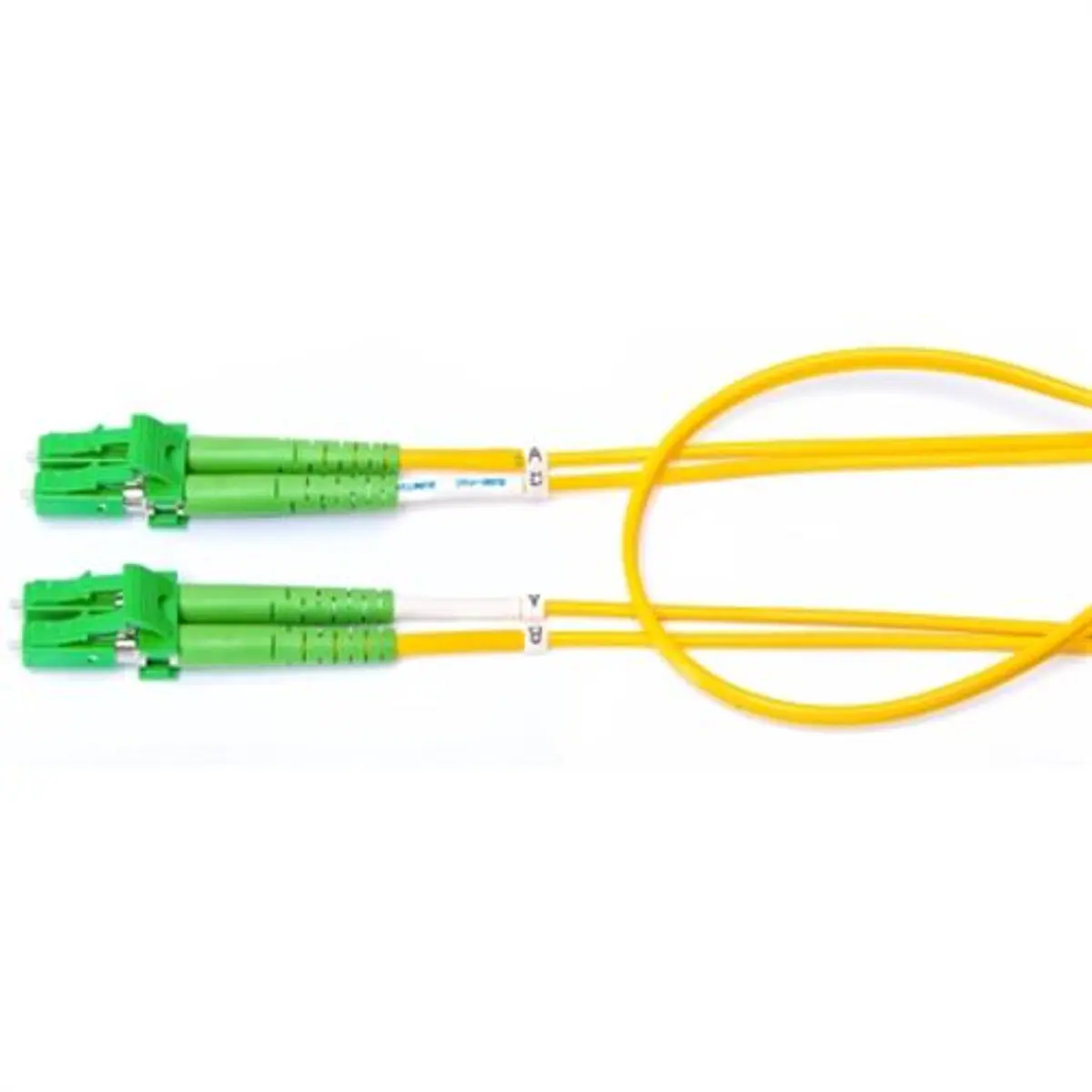 Foto de Jumper fibra óptica dúplex LC-LC/APC monomodo G652D 2 m 3 mm