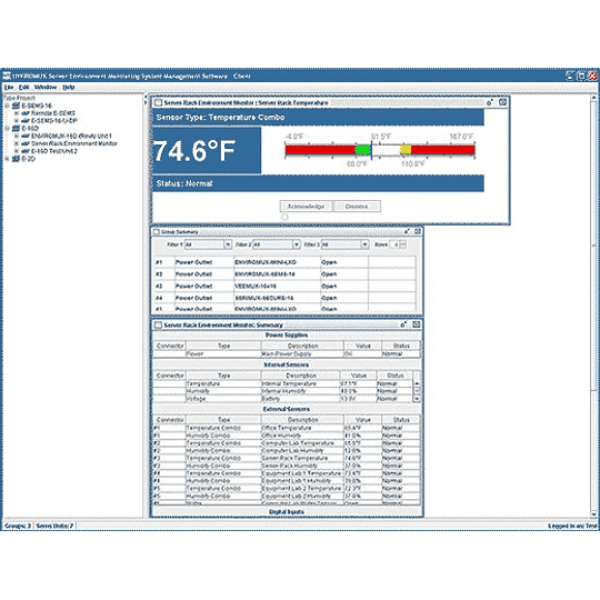 Software de monitoreo Servidor NTI MNG-0010