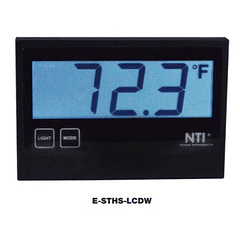 Sensor de Temperatura/humedad con LCD EU E-STHS-LCDW