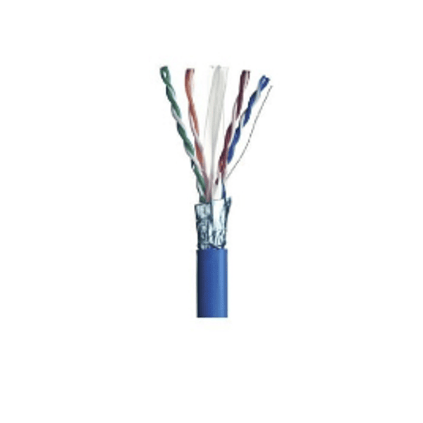 Cable de Red  F/UTP ECO 4 Pares CAT 6A Unifilar Azul LSZH 1