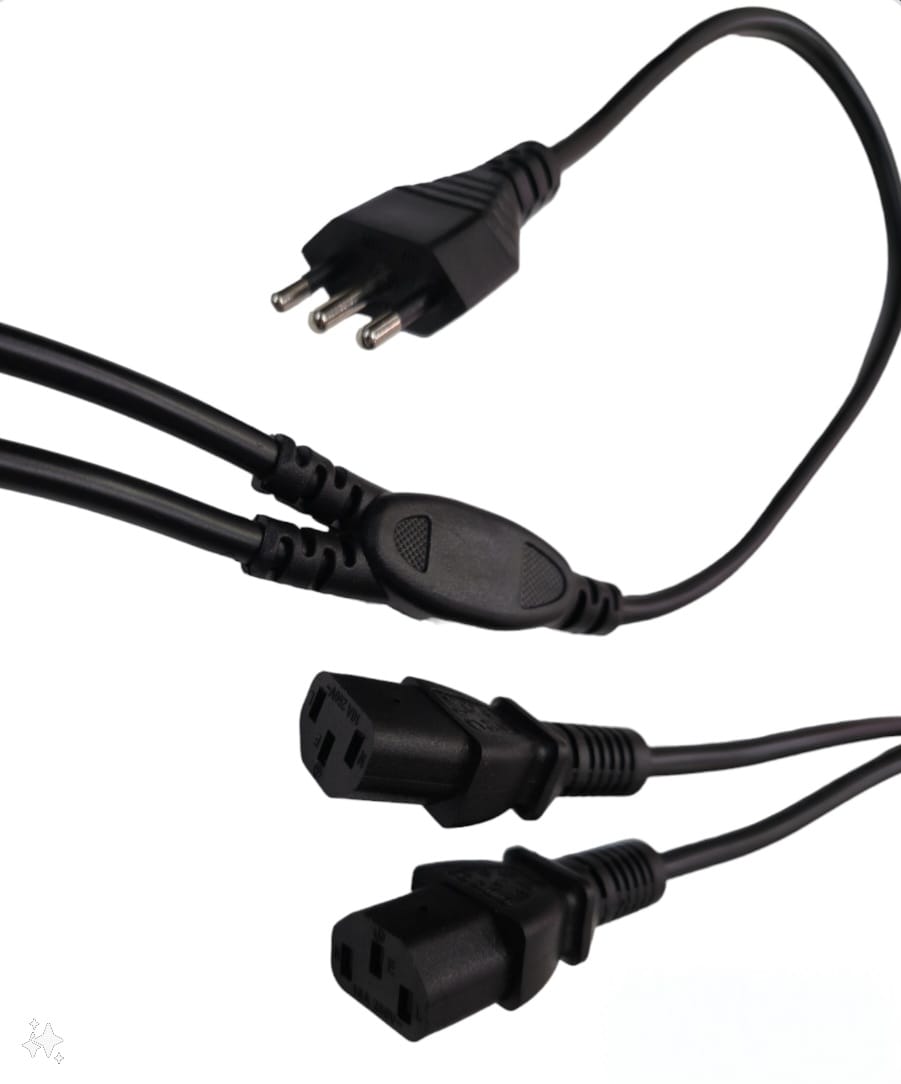 Cable Poder Y Splitter 2xC13/Plug L - 1.90 mt. 1