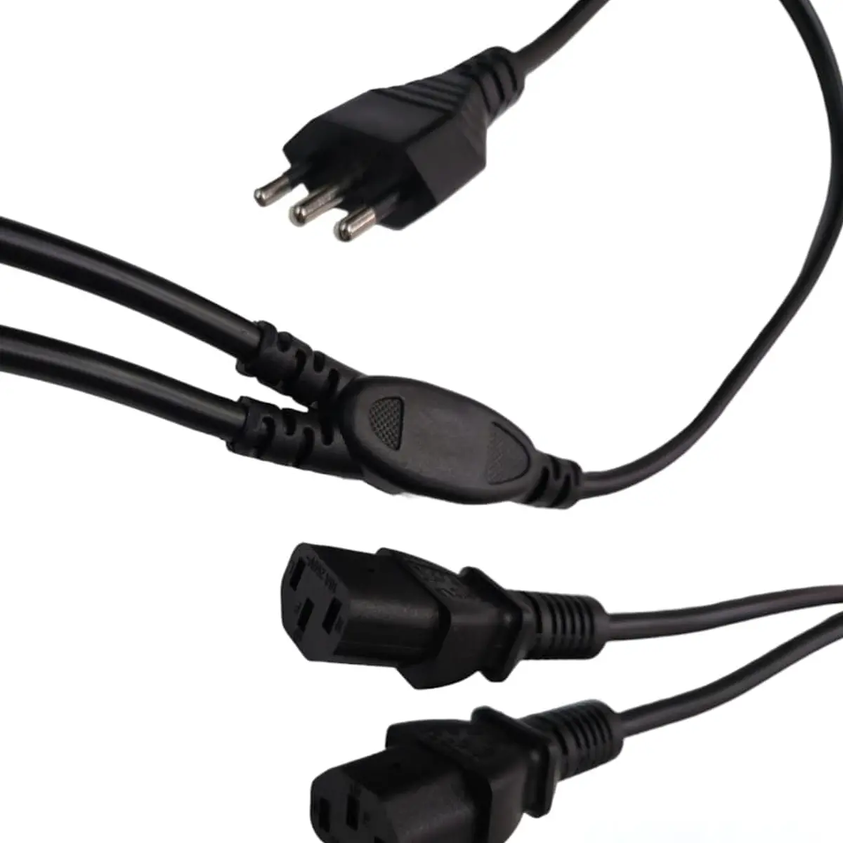 Foto de Cable poder Y splitter 2xC13/Plug L - 1.90 mt