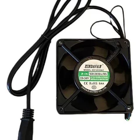 Turbina de ventilación 12x12 cm 220 VAC con plug