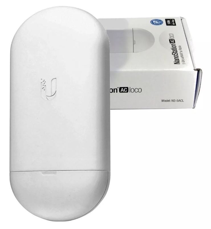 Antena Direccional 5 GHz 10 km  Nanostation LOCO5AC 1