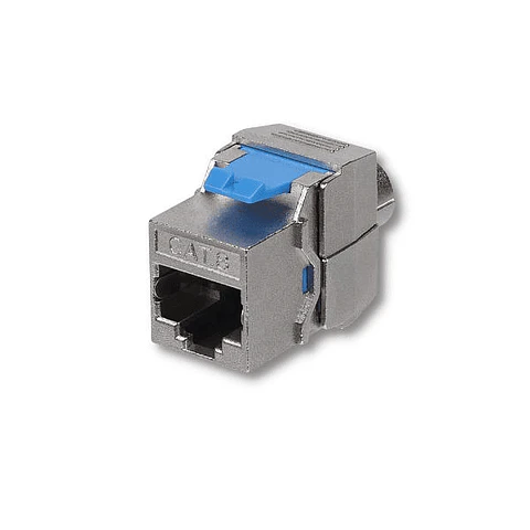 Módulo RJ45 Cat 8 keystone blindado