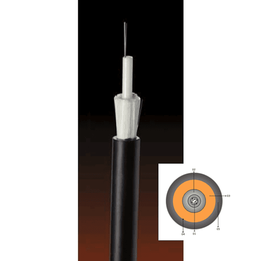 Cable Fibra Óptica 24x10 TENAXDP - 1500 N-TIA 598/G