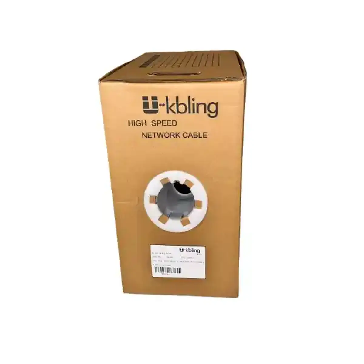 Foto de Cable de red UTP Cat 5e 24 AWG multifilar interior Ukbling, caja 305 m